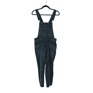 BlankNYC Womens Denim Overalls 29 Medium Wash Straight Leg Cropped Denim Jeans